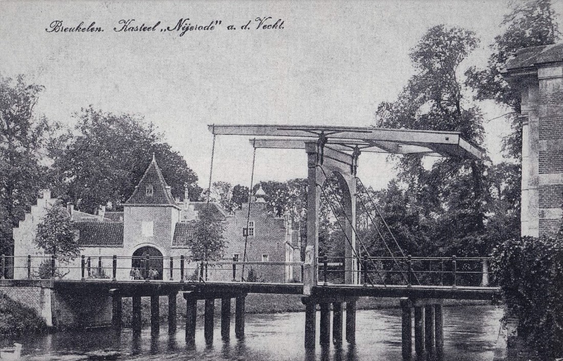 Houten ophaalbrug verving stenen brug van 1860 in 1915